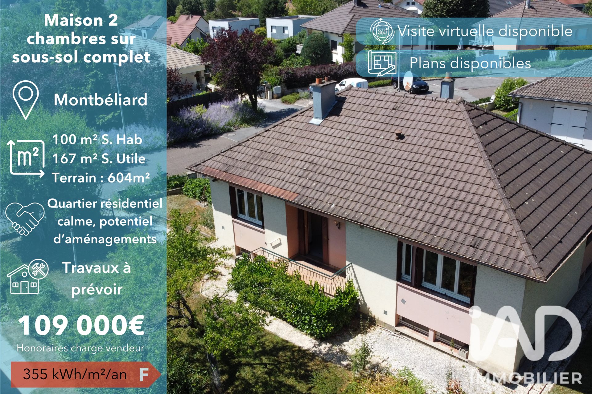 Maison à vendre, 100m², Montbéliard