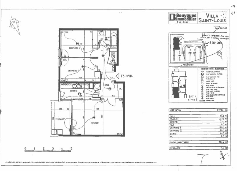 Appartement à louer, 65m², Bordeaux