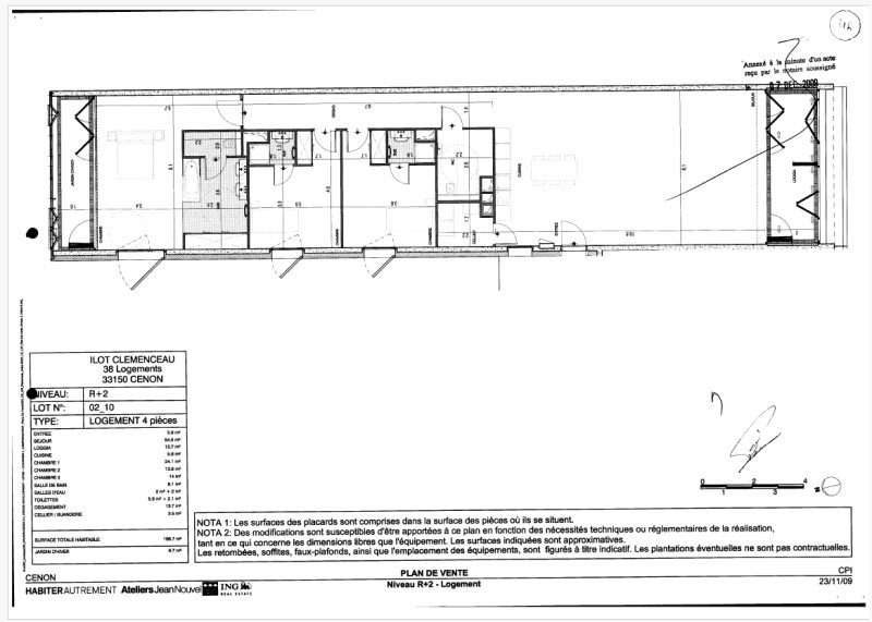 Appartement à louer, 154m², Cenon