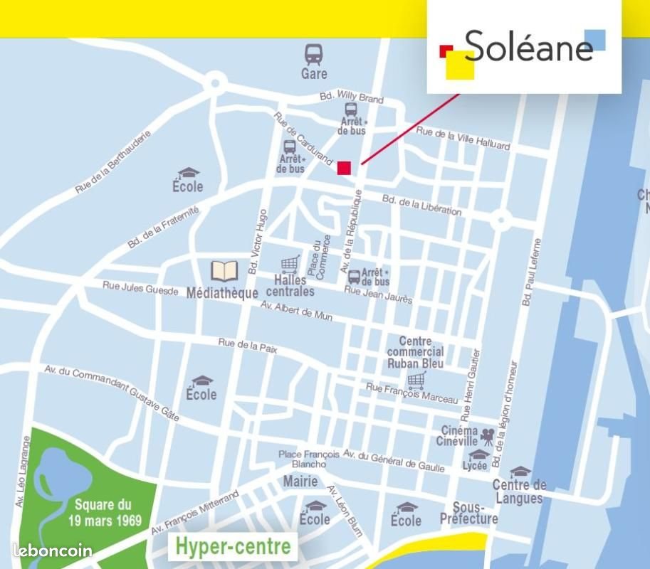 Appartement à louer, 39m², Saint-Nazaire