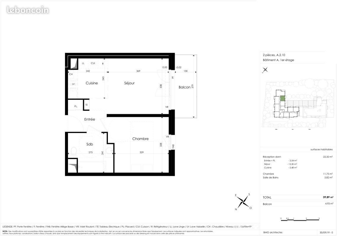Appartement à louer, 39m², Amiens