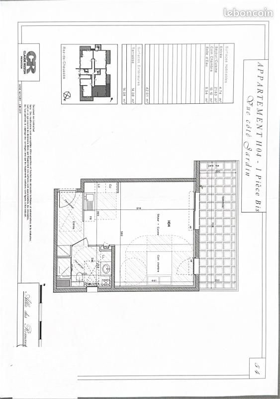 Appartement à louer, 42m², Laxou