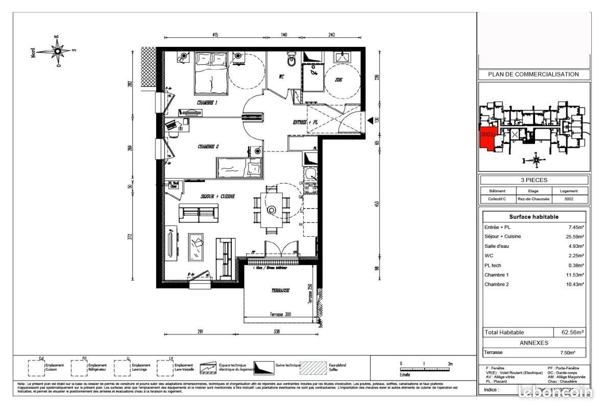 Appartement à louer, 62m², Saint-Gilles-Croix-de-Vie