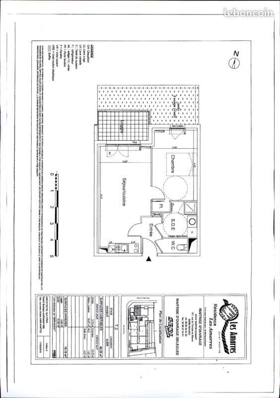 Appartement à louer, 40m², Saint-Nazaire