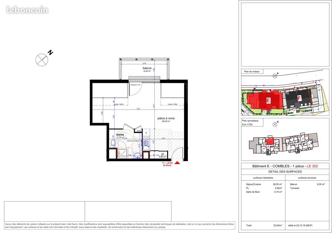 Appartement à louer, 32m², Chenôve