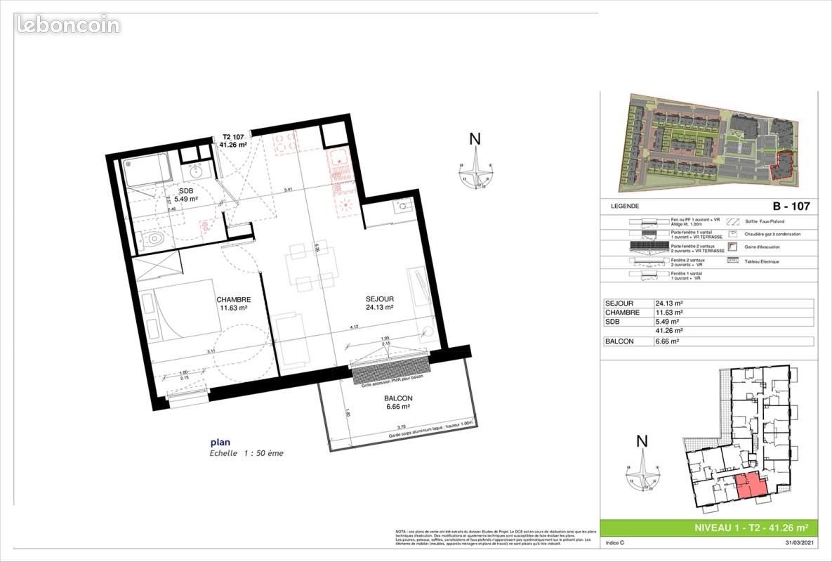 Appartement à louer, 41m², Ouistreham