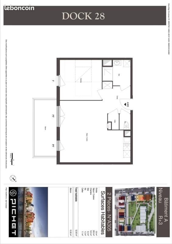 Appartement à louer, 52m², Dunkerque