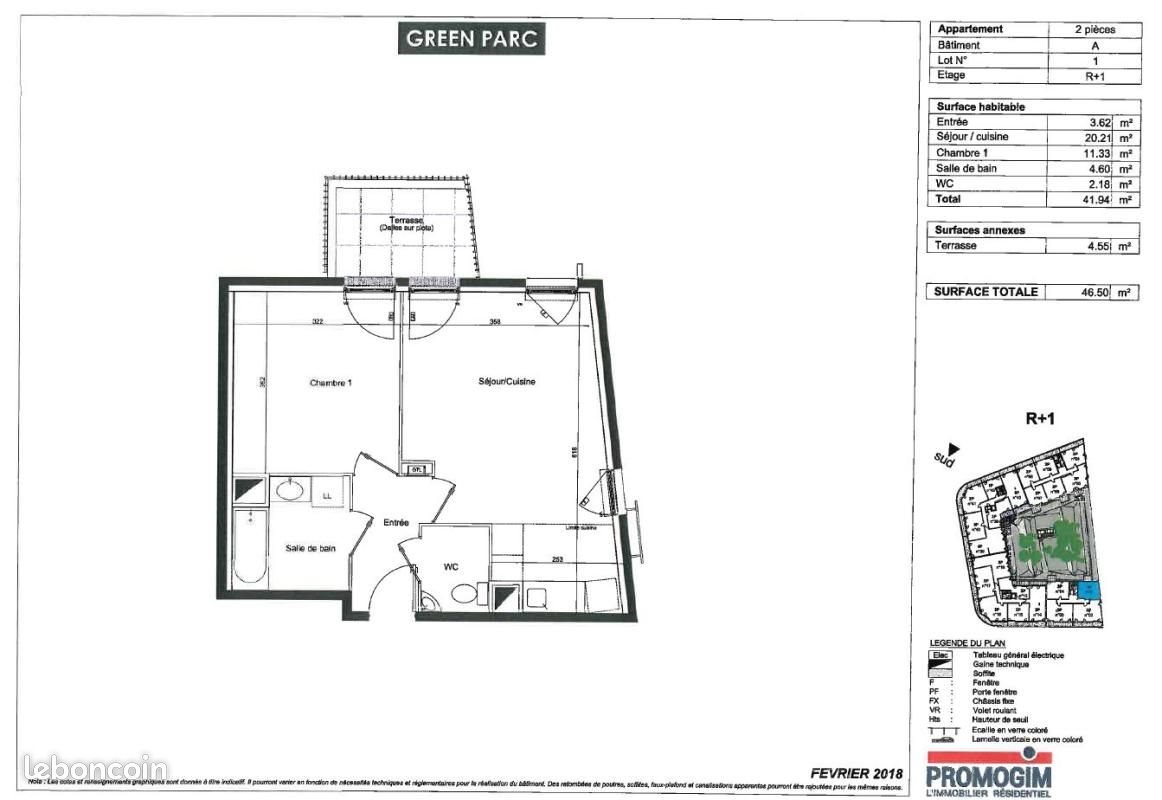 Appartement à louer, 41m², Carrières-sous-Poissy