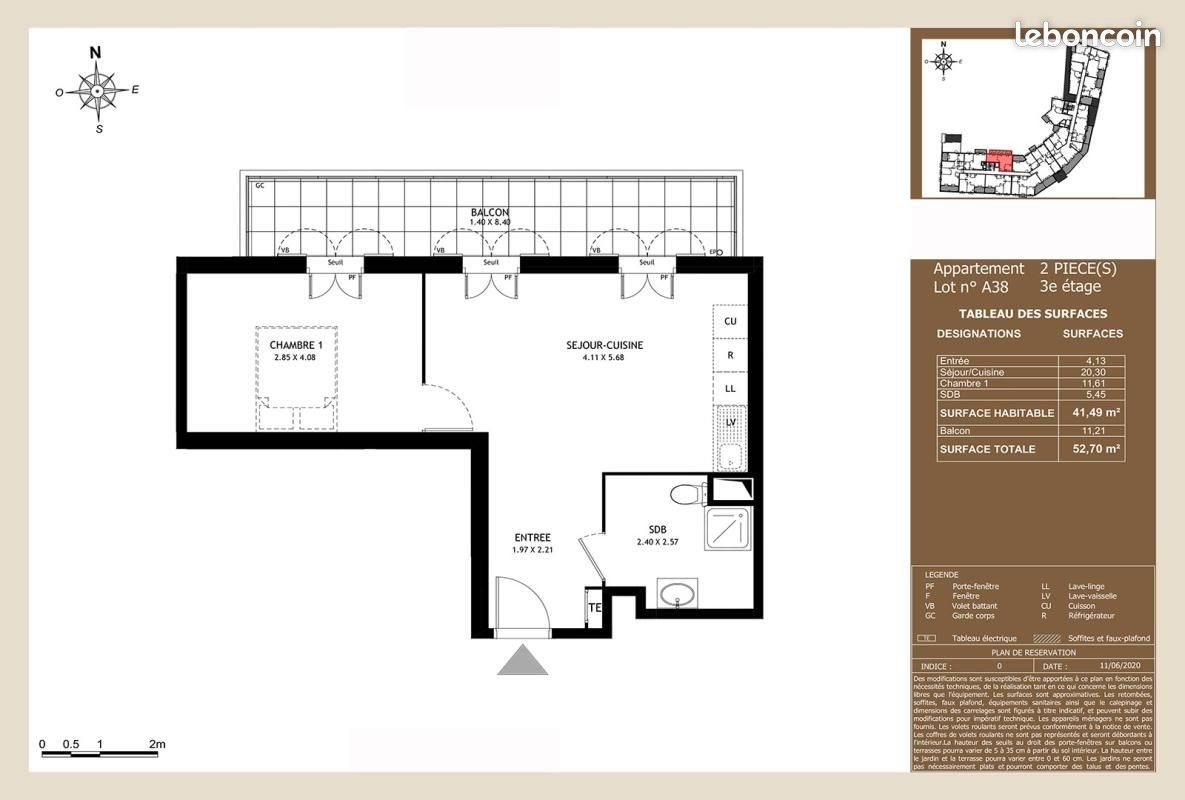 Appartement à louer, 41m², Port-de-Bouc