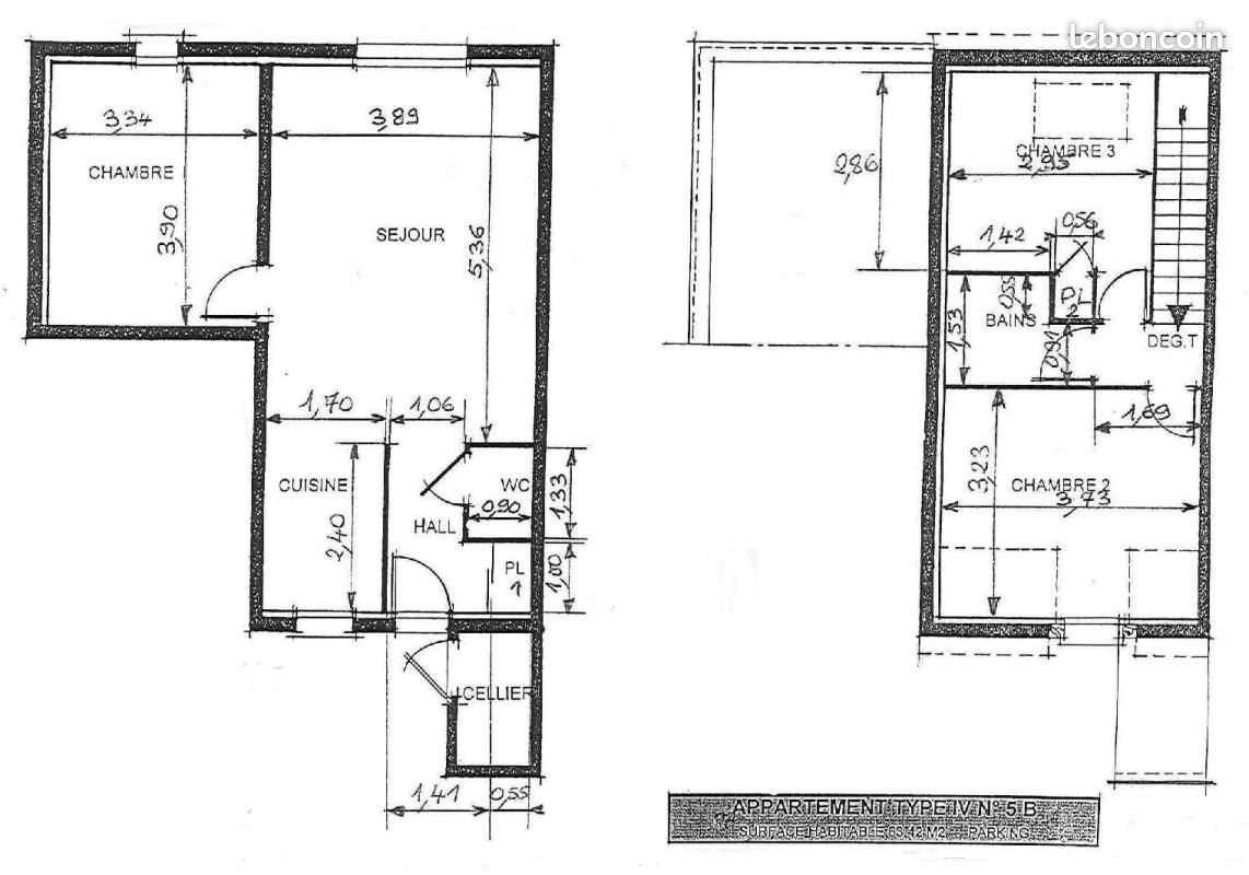 Appartement à louer, 67m², Quimperlé