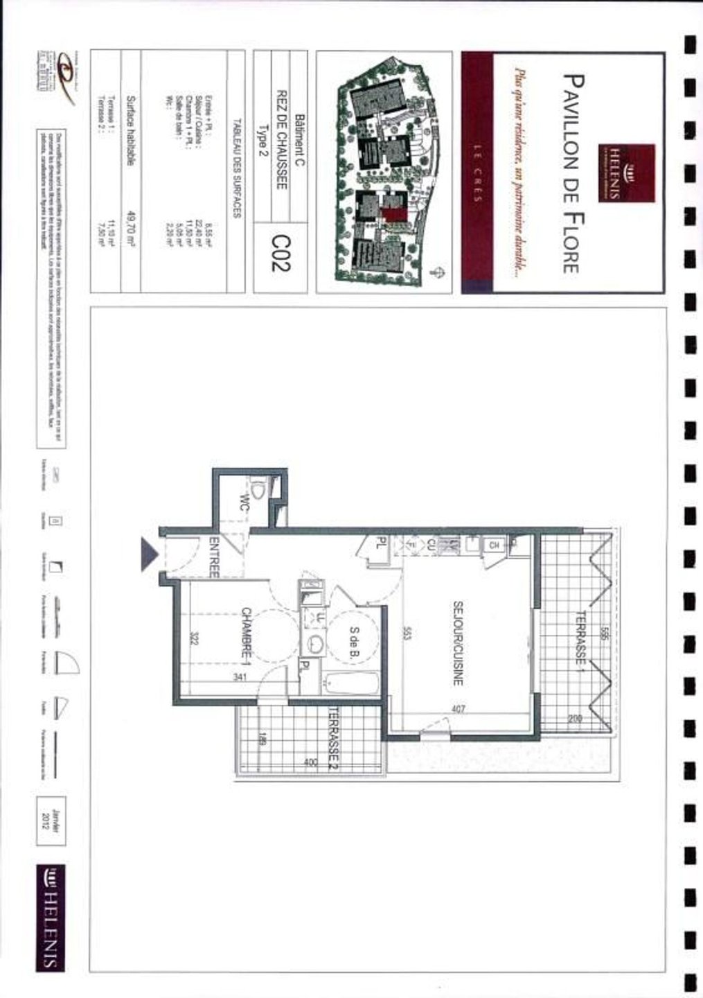 Appartement à louer, 49m², Le Crès
