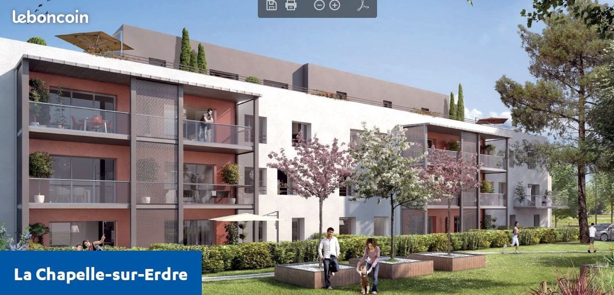 Appartement à louer, 42m², La Chapelle-sur-Erdre