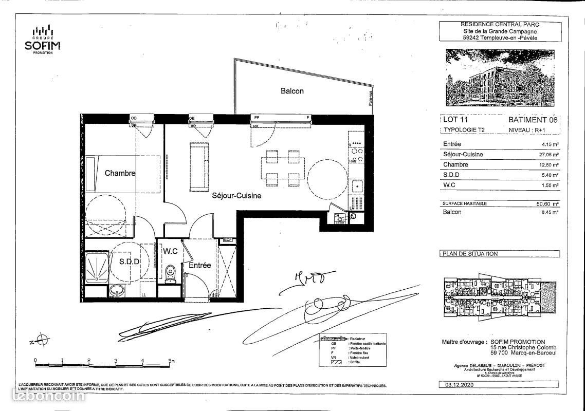 Appartement à louer, 50m², Templeuve-en-Pévèle