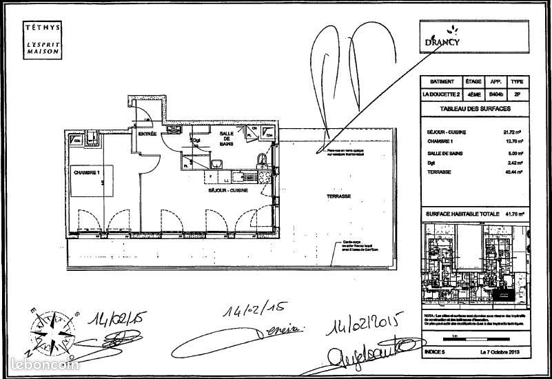 Appartement à louer, 41m², Drancy