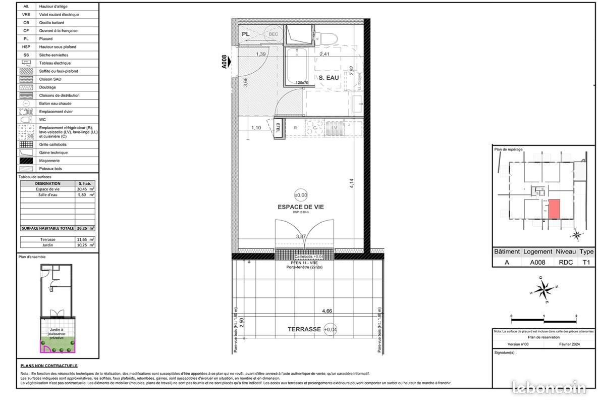 Appartement à louer, 26m², Cholet