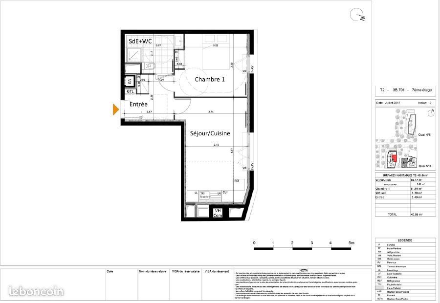 Appartement à louer, 40m², Noisy-le-Sec