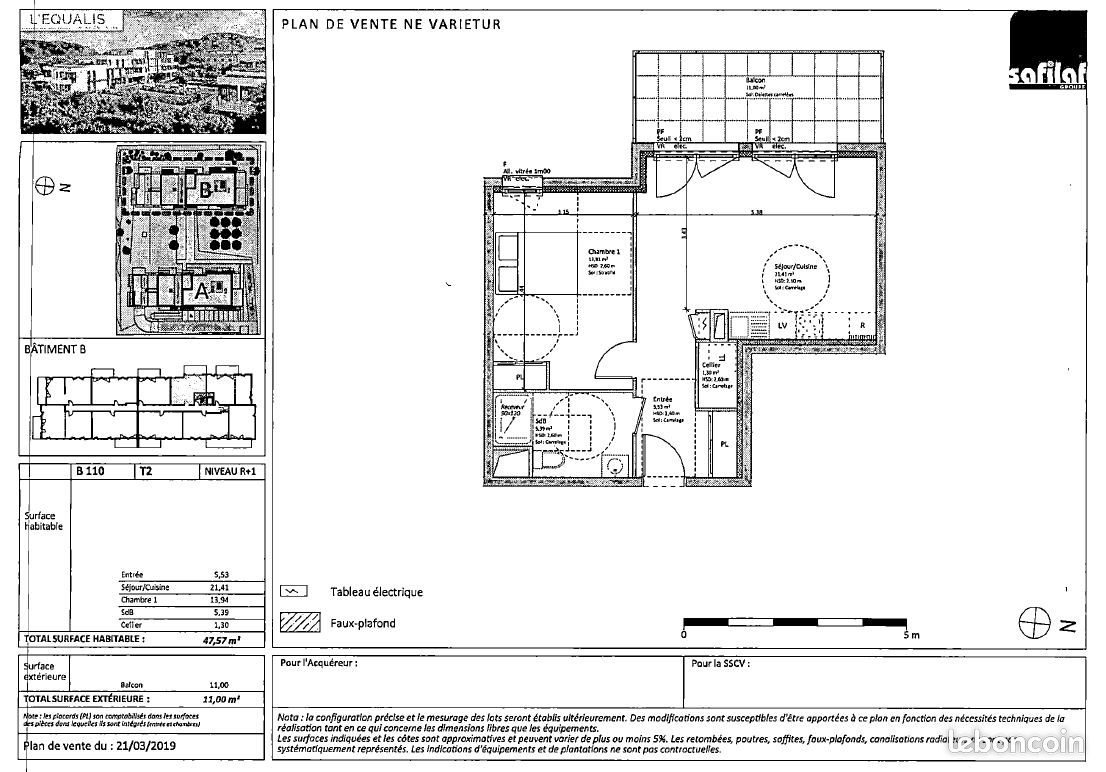 Appartement à louer, 47m², Saint-Martin-d'Hères