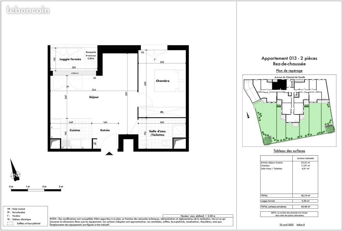 Appartement à louer, 42m², Ozoir-la-Ferrière