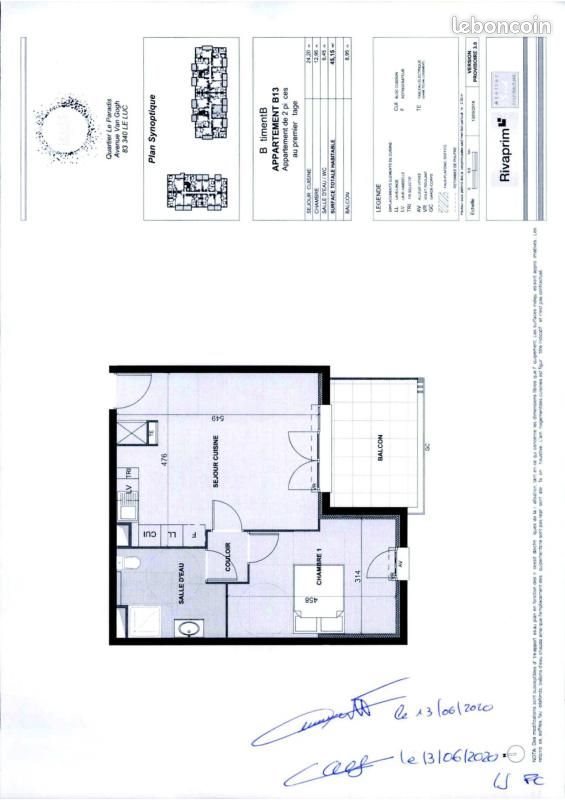 Appartement à louer, 45m², Le Luc