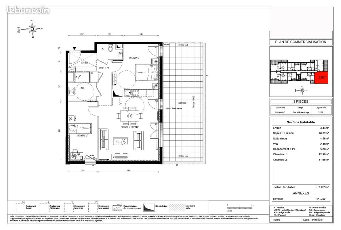 Appartement à louer, 67m², Saint-Gilles-Croix-de-Vie