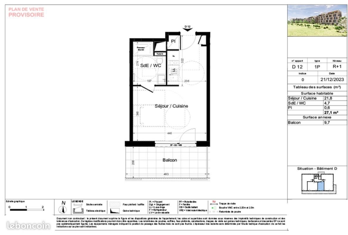 Appartement à louer, 27m², Haguenau