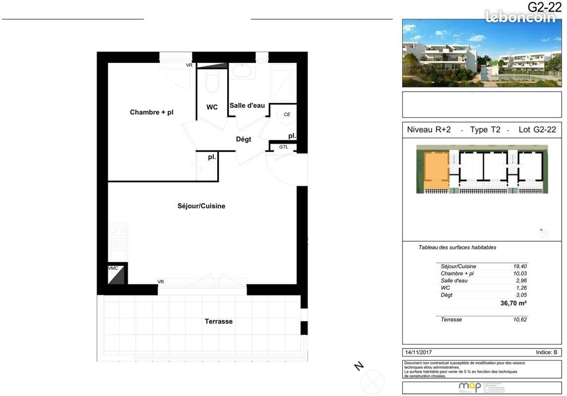 Appartement à louer, 36m², Perpignan