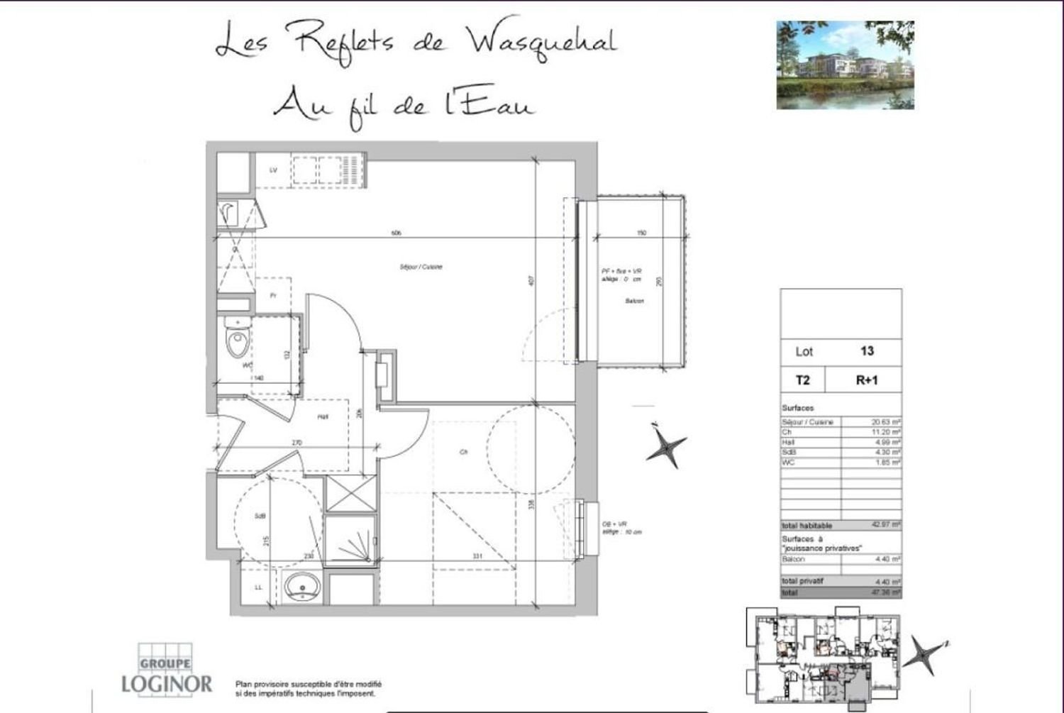 Appartement à louer, 42m², Villeneuve-d'Ascq