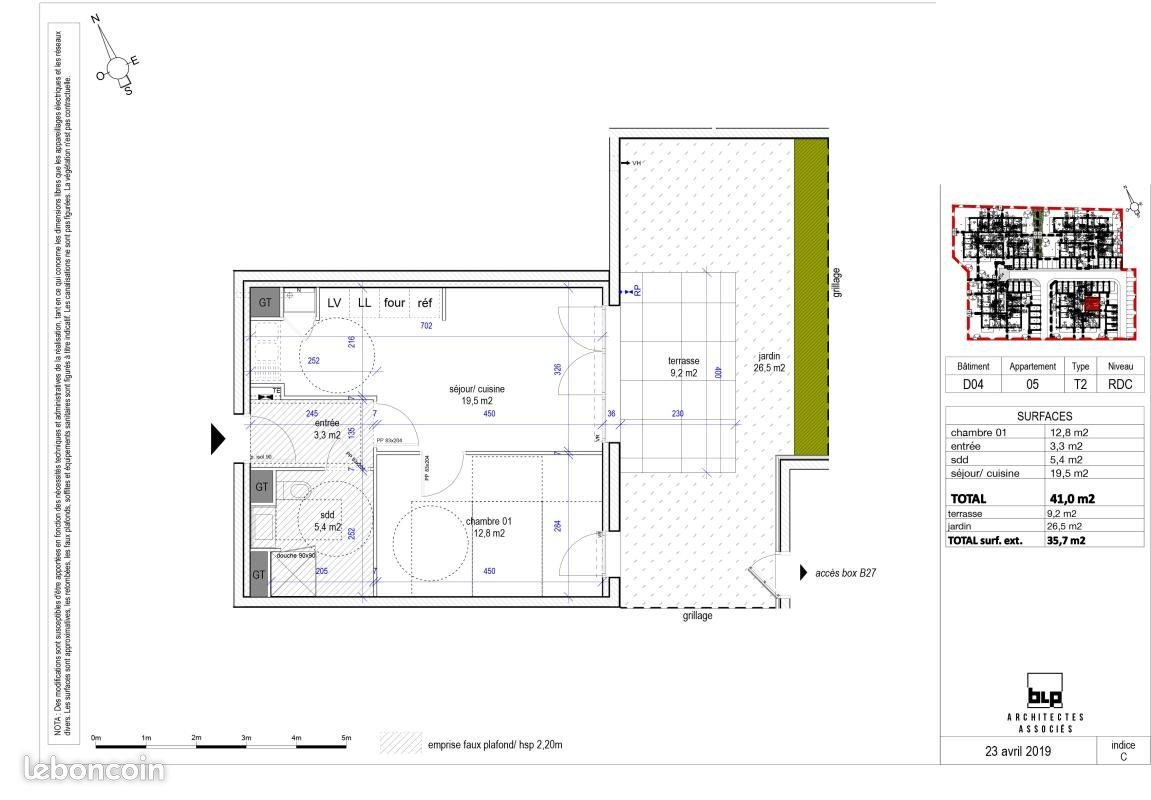 Appartement à louer, 51m², Bezannes