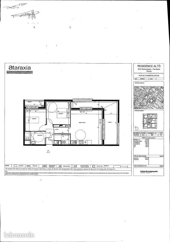Appartement à louer, 55m², Nantes