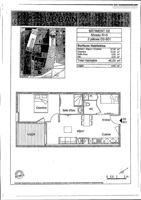Appartement à louer, 46m², Bordeaux
