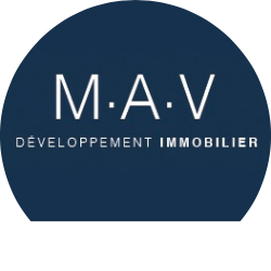 company logo : M.A.V développement immobilier