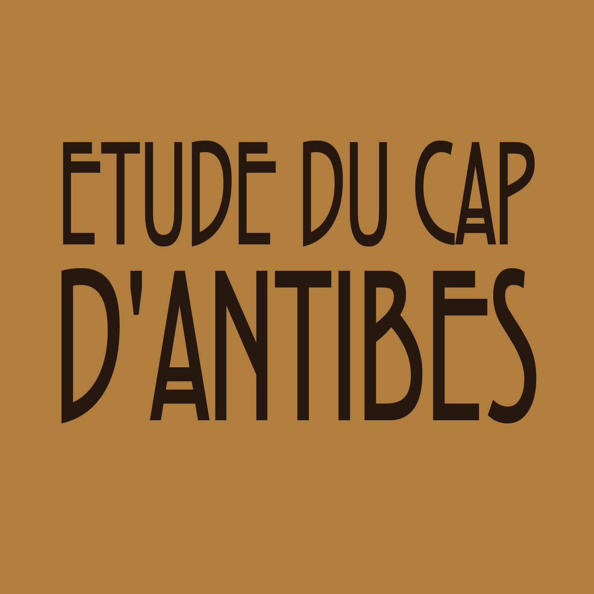 company logo : Etude du Cap d'Antibes